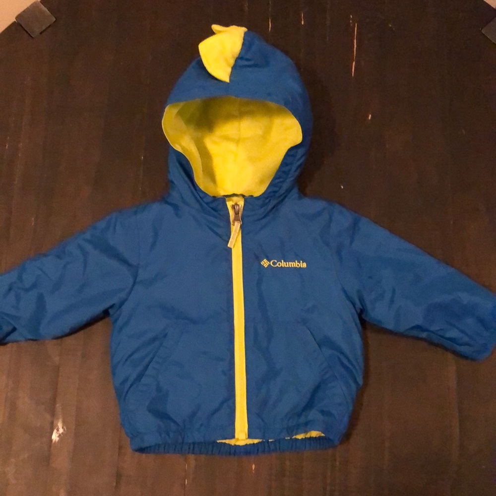 Columbia size 6-12m Hooded Fleece Lined Jacket